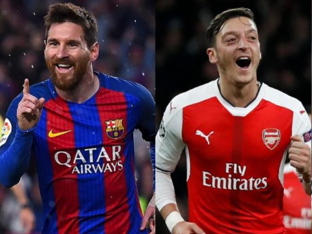 “Vua kiến tạo” đỉnh nhất thập kỷ: Bất ngờ Messi số 1, Ozil thua cả Suarez