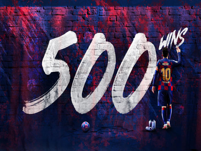 Messi ghi 2 bàn giúp Barca đại thắng: Lập kỷ lục 500 trận thắng chưa từng có