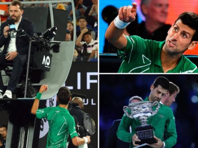 Djokovic quát CĐV, ”khen đểu” trọng tài Australian Open: Đau đầu án phạt