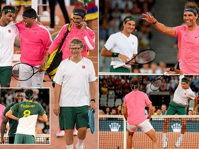 Tam tấu 110 tỷ USD ”náo loạn” tennis: Federer ”thông đồng” Nadal bỏ mặc Bill Gates