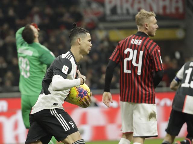 Ronaldo cứu Juventus thoát thua Milan: Thầy Ibra ”sôi máu” kể tội trọng tài