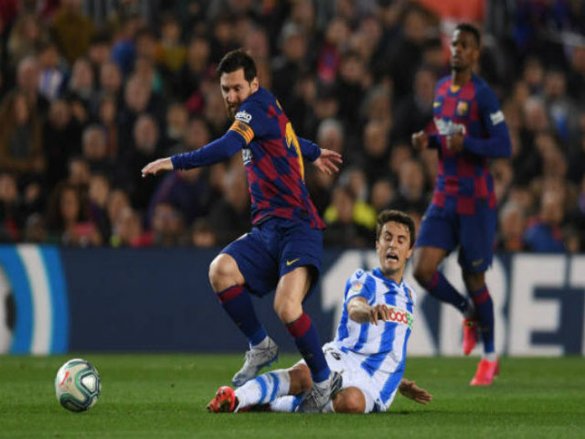 Video highlight trận Barcelona - Sociedad: Cuồng phong ào ạt, Messi định đoạt