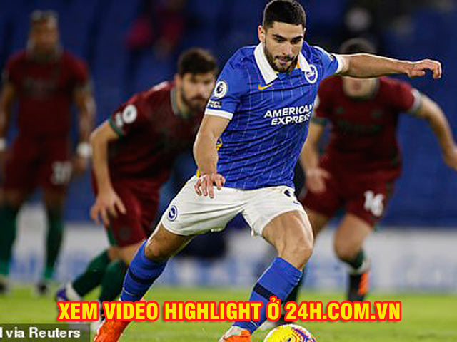 Video Brighton - Wolves: Rượt đuổi 6 bàn, ngược dòng mãn nhãn