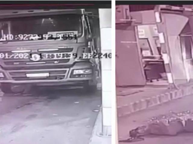 Tai nạn hy hữu: Ô tô tải không người lái cán tử vong tài xế đang kiểm tra dưới gầm xe