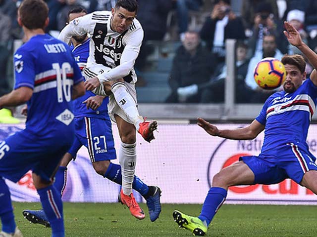 Trực tiếp bóng đá Sampdoria - Juventus: Quyết thắng để bám đuổi nhóm đầu