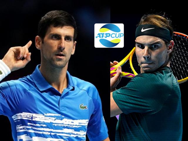 Trực tiếp ATP Cup ngày 1: “Vua” Djokovic xuất trận, Nadal – Thiem cảnh giác
