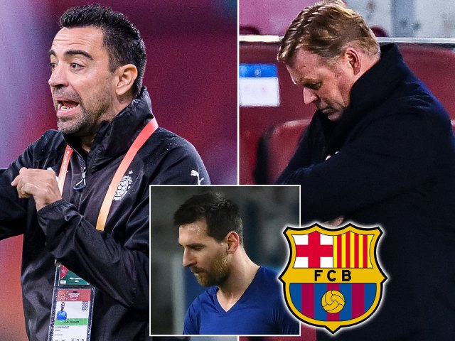 Barca thảm bại 1-4 Cúp C1, huyền thoại Xavi công khai muốn ”cướp ghế” Koeman