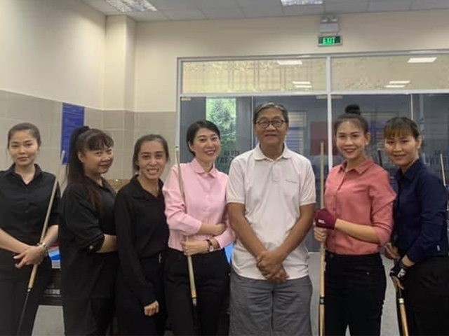 ”Bóng hồng” bi-a đại chiến ở giải carom 3 băng nữ đầu tiên của Việt Nam