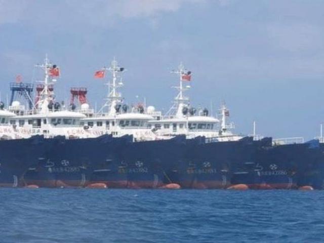Trăm tàu Trung Quốc ở đá Ba Đầu: Phạm pháp nghiêm trọng!