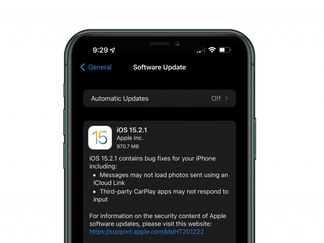 Người dùng iPhone nên cập nhật iOS 15.2.1 ngay lập tức