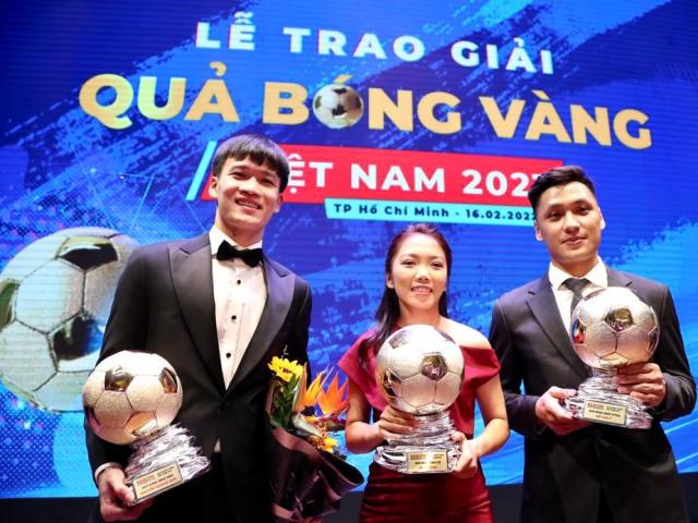 Gala trao giải ”Quả bóng vàng Việt Nam 2021”: Vinh danh Hoàng Đức