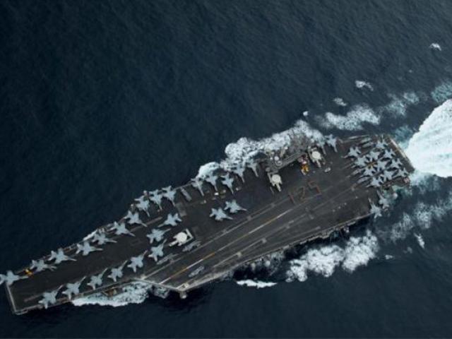 Tàu Liêu Ninh tập trận, Mỹ điều tàu sân bay đến “nắn gân”