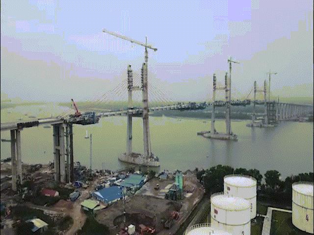 Clip: Toàn cảnh cây cầu 7.300 tỷ giúp Hà Nội đi Hạ Long còn 90 phút
