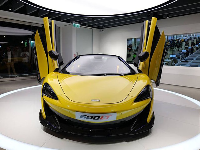 Siêu phẩm McLaren 600LT Spider chào sân các Đại gia Hồng Kông với giá khởi điểm 4,97 triệu đô