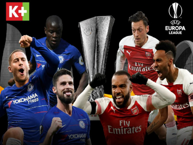 Arsenal - Chelsea: London chia nửa buồn vui chung kết Europa League