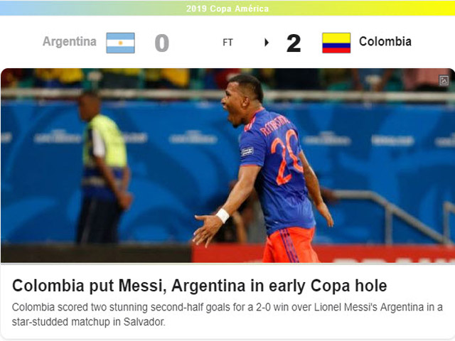 Choáng váng Argentina ra quân: Báo chí công kích Messi, chê ”tàu đắm”