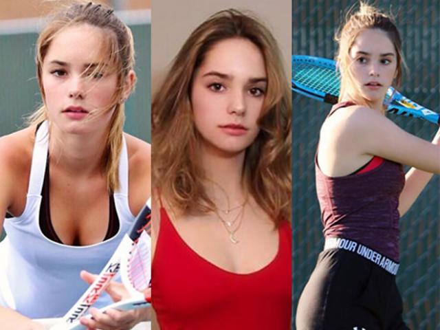 ”Thánh nữ” tennis 14 tuổi đẹp nhất thế giới: Xinh hơn Kournikova, Sharapova?