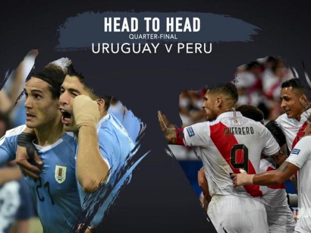 Tứ kết Copa America, Uruguay – Peru: Vũ điệu tấn công, “song tấu” Suarez & Cavani