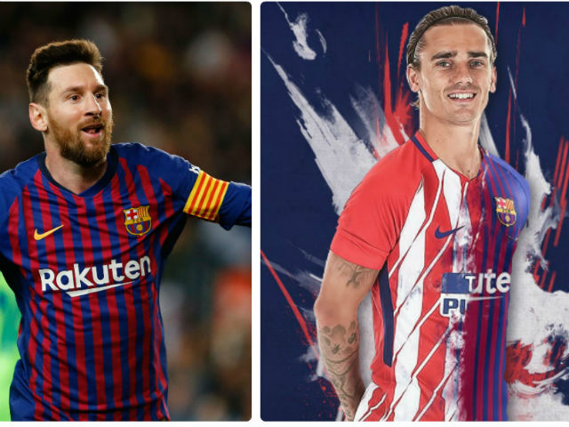 Barca dụ Griezmann lương ”siêu to khổng lồ”: Dưới Messi trên vạn người