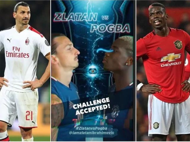 Pogba ”thách đấu” Ibrahimovic, SAO MU tái hiện tuyệt kỹ Ronaldinho