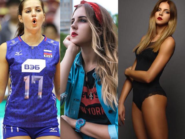 “Sharapova” bóng chuyền nước Nga: Chân dài 1m87 đẹp như ”búp bê”