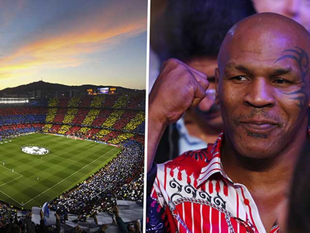 Mike Tyson gây sốc hỏi mua tên sân Barca, đặt theo công ty cần sa