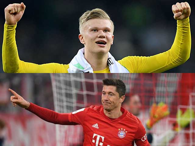Haaland - Lewandowski ”đọ pháo” Siêu kinh điển Đức như Messi - Ronaldo?