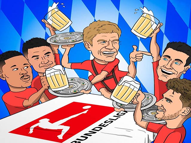 Ảnh chế: ”Vua kiến tạo” Muller giúp Bayern Munich thống trị Bundesliga