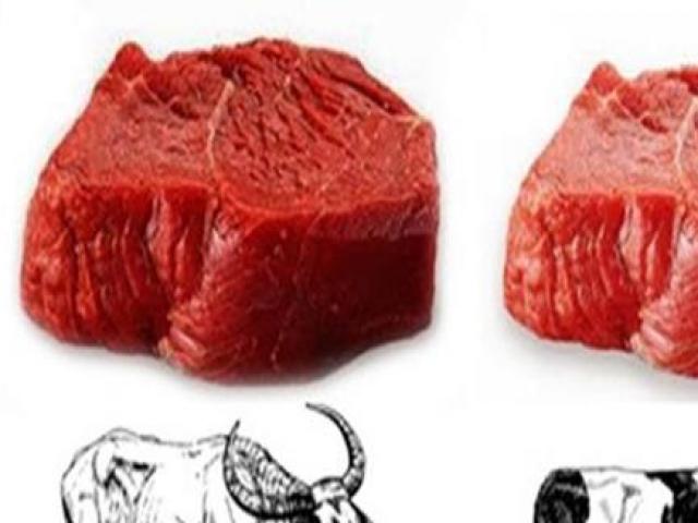 Thịt bò và thịt trâu giống hệt nhau, bạn có biết cách phân biệt?