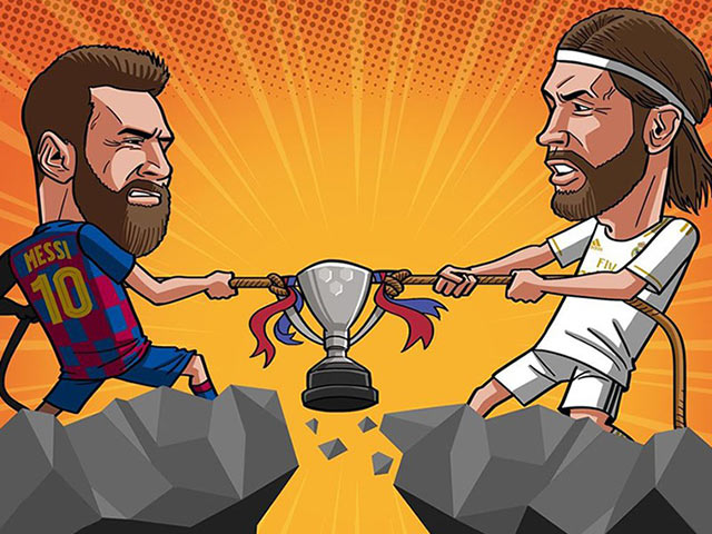 Ảnh chế: La Liga trở lại, cuộc đua vô địch giữa Real và Barca ai sẽ chiến thắng?