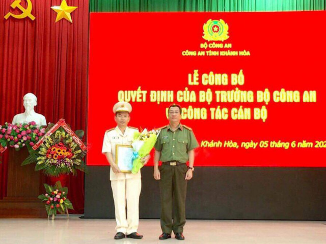 Bộ Công an điều động, bổ nhiệm tân Phó Giám đốc Công an tỉnh Khánh Hòa