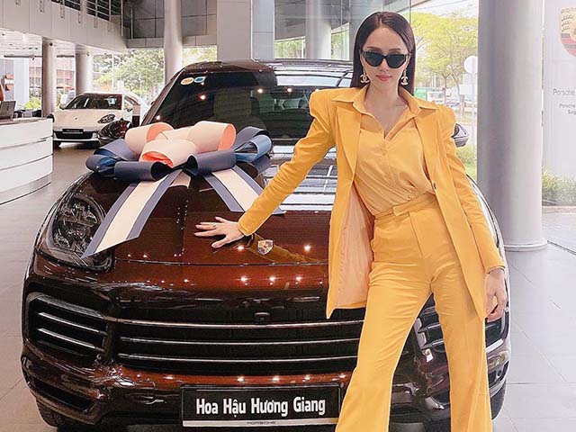 Hoa hậu Hương Giang tậu Porsche Cayenne 2020 giá gần 5 tỷ đồng