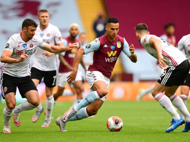 Trực tiếp bóng đá Aston Villa - Sheffield United: Đội chủ nhà tăng tốc hiệp 2 (Ngoại hạng Anh trở lại)