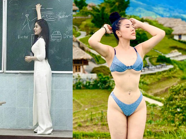 2 cô giáo hot trên mạng xã hội Việt bị đàm tiếu vì chăm mặc đồ khoe đường cong
