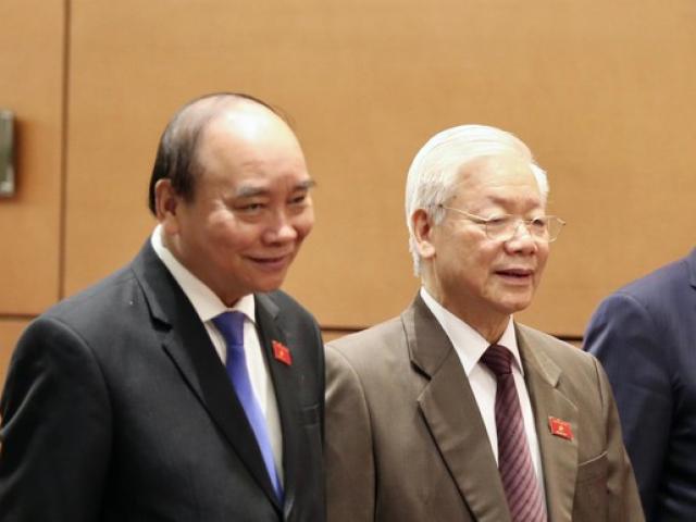 Miễn nhiệm Chủ tịch nước với ông Nguyễn Phú Trọng, đề cử ông Nguyễn Xuân Phúc kế nhiệm