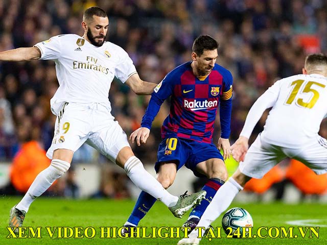 Trực tiếp bóng đá Real Madrid - Barcelona: Messi lĩnh xướng hàng công đội khách