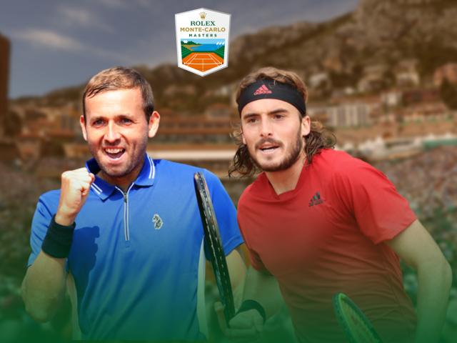 Video tennis Evans - Tsitsipas: Vùi dập đáng sợ, hiên ngang vào chung kết (BK Monte Carlo Masters)