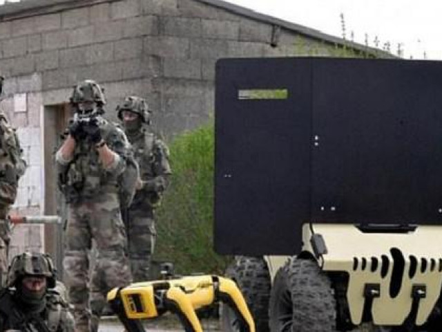 Xem chó robot trị giá 1,7 tỷ đồng của quân đội Pháp 'trổ tài' chiến đấu