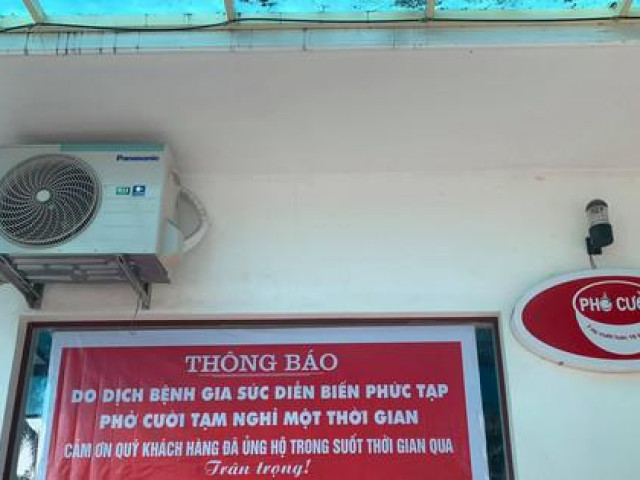 Dịch chồng dịch: Nhiều quán phở, ki ốt kinh doanh thịt bò, lợn ở Hà Tĩnh phải đóng cửa
