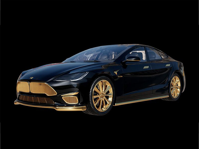 Tesla Model S ”dát vàng 24K” đắt ngang ngửa siêu xe