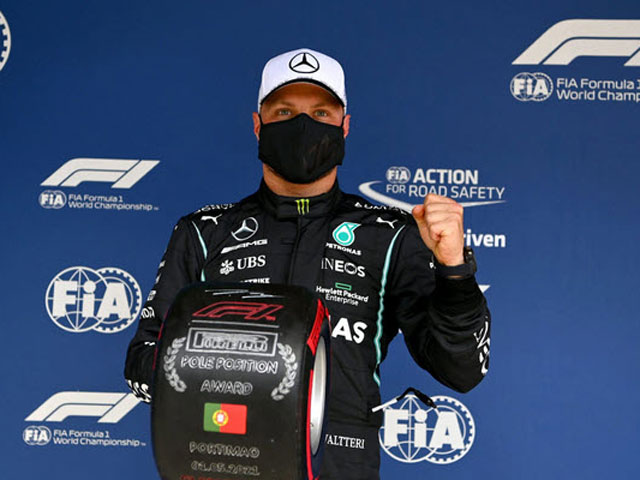 Đua xe F1, phân hạng Portugal GP: Bottas vượt tài năng trẻ Verstappen đoạt pole