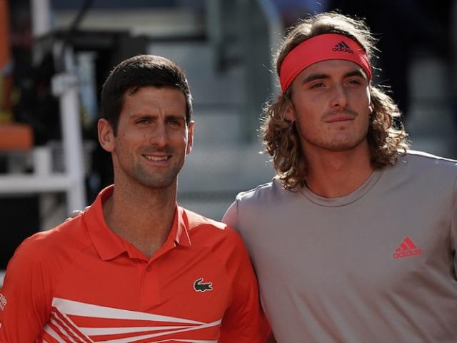 Trực tiếp tennis Djokovic - Tsitsipas: Dễ có thêm một trận giằng co (Tứ kết Rome Masters)