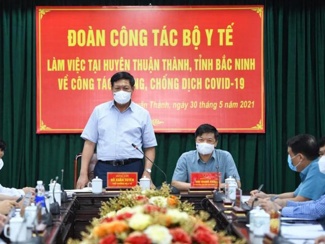 Thứ trưởng Bộ Y tế Đỗ Xuân Tuyên: 5 lưu ý để dập dịch ở Bắc Ninh