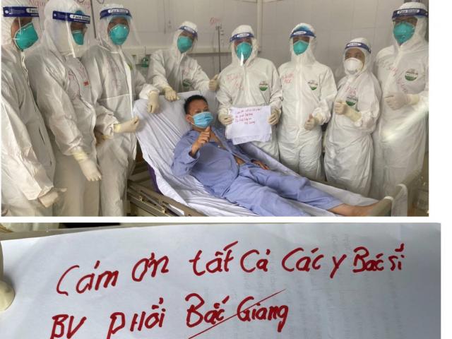 Nam thanh niên mắc COVID-19 ở Bắc Giang từng nguy kịch đã được cai máy thở