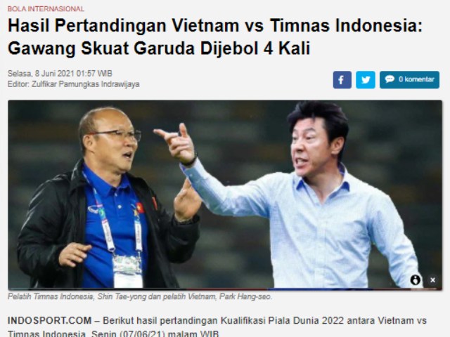 Fan Indonesia chê đội nhà đáng ra thua 0-13, báo chí ngả mũ ”Vua Đông Nam Á” ĐT Việt Nam