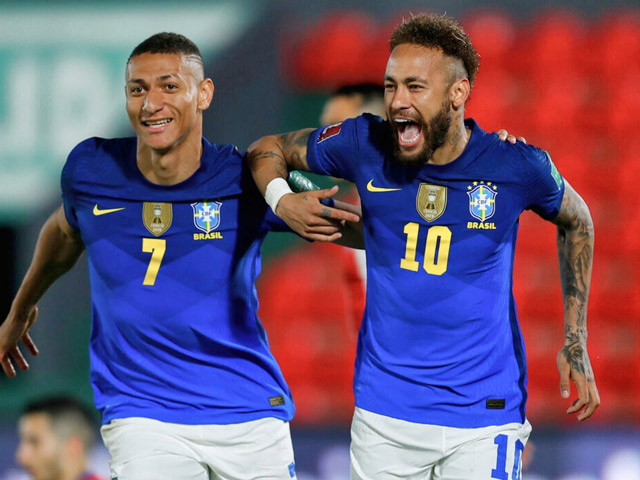Neymar giúp Brazil thắng tuyệt đối 6 trận, ăn đứt Messi