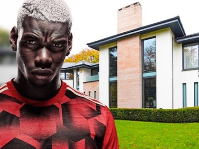 Choáng mức lương mỗi tuần của Paul Pogba và biệt thự 'khủng' cùng xe sang