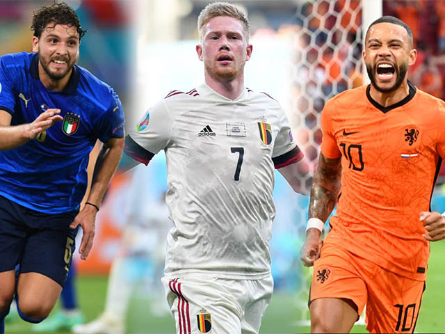 Luận “anh hùng” EURO 2020: Italia - Bỉ - Hà Lan toàn thắng, đội nào mạnh nhất