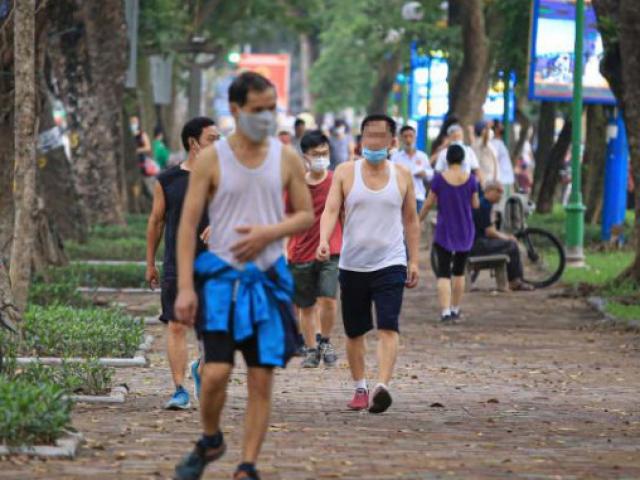 Hà Nội cho phép người dân tập thể dục, thể thao ngoài trời từ 0h ngày 26/6