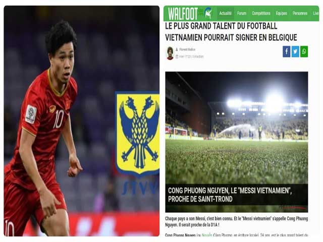Công Phượng đi châu Âu gây sốc: Báo Bỉ tán dương ”Messi Việt Nam”